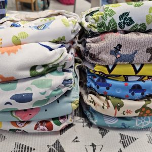 Littles and Bloomz Individual Pocket Nappies (Velcro)