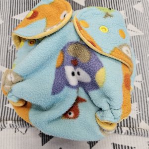 Binky Diapers Owls Fleecey All In One (AIO) with Liner